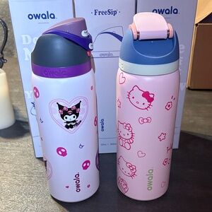 Owala Kids or adult  Pink Hello Kitty & Kuromi Stainless Water Bottle - Pink